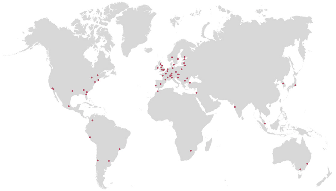 Oaklins Global Map